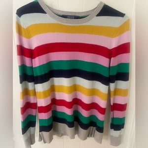 Joules knitwear rainbow striped sweater